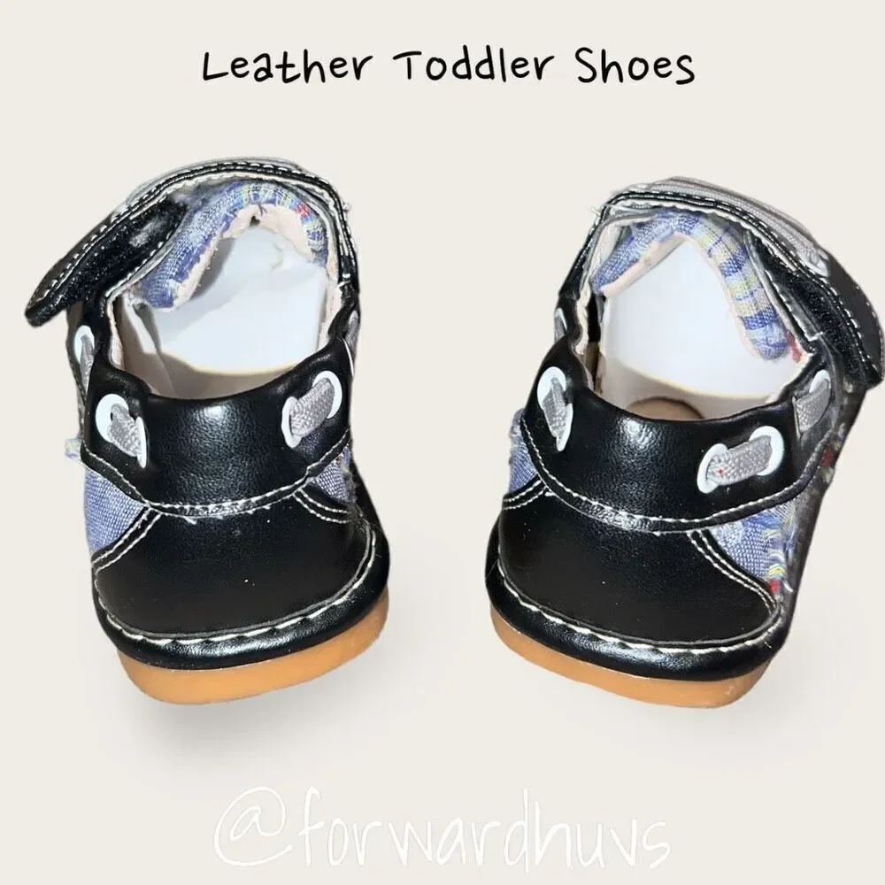 Chic Blue Leather Shoes - New without Tags